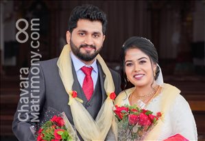Wedding Photos of Belwin K Benny and Oliviya Pradeep